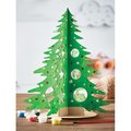 Árbol Navidad Madera DIY para Colorear