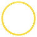 Aro plano de polipropileno Yellow 30 cm