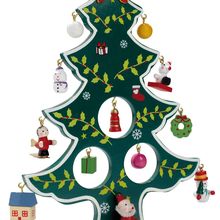Árbol Decorativo Navideño Madera Verde