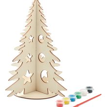 Árbol Navidad Madera DIY para Colorear Madera