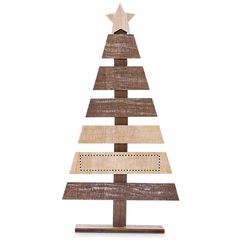 Árbol de Navidad decorativo de madera | TREE SIDE 1 | 80 x 15
