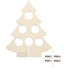 Árbol Navidad Madera DIY con Adornos | PART 1 | 30 x 10