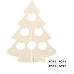 Árbol Navidad Madera DIY con Adornos | PART 2 | 30 x 10