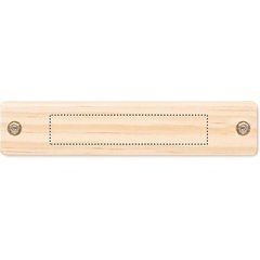 Armónica ABS Acabado Madera | Lado 2 | 80 x 15