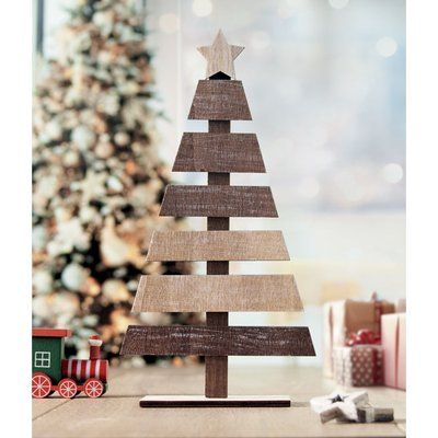 Árbol de Navidad decorativo de madera
