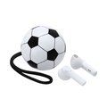 Auriculares 3W con estuche balón de fútbol