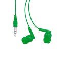 Auriculares conexión Jack y botón seguridad Verde Helecho