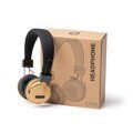 Auriculares diadema inalámbricos RPET y bambú