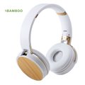 Auriculares de diadema plegables con bambú