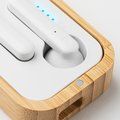 Auriculares inalámbricos con estuche de bambú