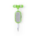 Auriculares retractiles con reflectante Verde Claro