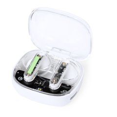 Auriculares manos libres BT 5.3 Transparentes | En el auricular izquierdo