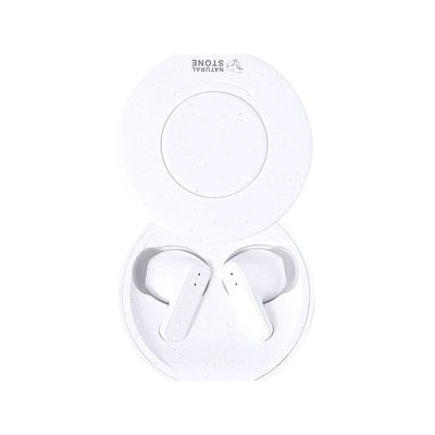 Auriculares Piedra Natural/ABS BT 5.3 Bla