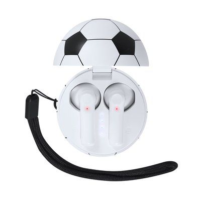 Auriculares 3W con estuche balón de fútbol Bla
