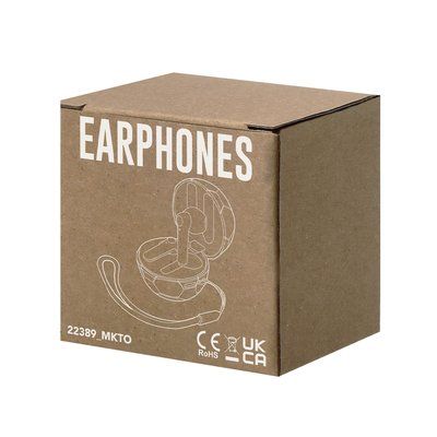 Auriculares 3W con estuche balón de fútbol