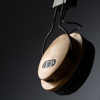 Auriculares diadema inalámbricos RPET y bambú