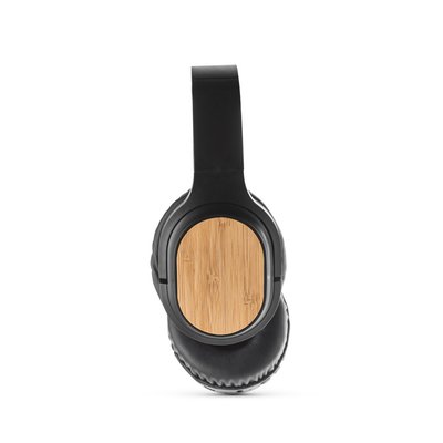 Auriculares inalámbricos de bambú y ABS