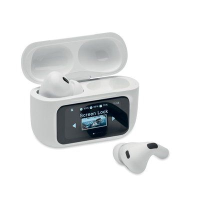 Auriculares inalámbricos pantalla táctil Blanco