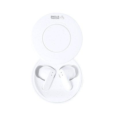 Auriculares Piedra Natural/ABS BT 5.3 Bla