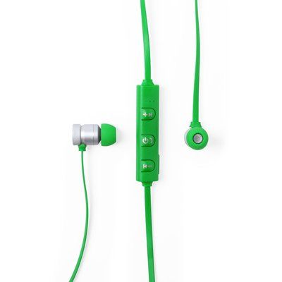 Auriculares Aluminio Bluetooth Magnéticos Verde