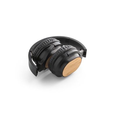 Auriculares inalámbricos de bambú y ABS