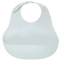 Babero ajustable de silicona con recogemigas