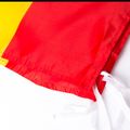 Bandera de España grande con cintas de ajuste