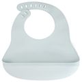 Babero ajustable de silicona con recogemigas