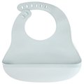 Babero ajustable de silicona con recogemigas