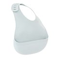 Babero ajustable de silicona con recogemigas
