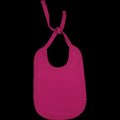 Babero Algodón Reversible con Cordón Fuchsia