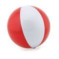 Balón inflable PVC con válvula Blanco/Rojo
