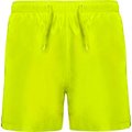 Bañador Ajustable con Bolsillos y Slip Interior Amarillo Fluor 16