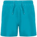 Bañador Ajustable con Bolsillos y Slip Interior Turquesa XL