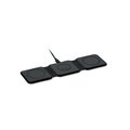 Base Carga 3 en 1 Qi Plegable Negro