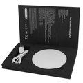 Base de Carga Inalámbrica 10W Qi Blanco Caja Negra
