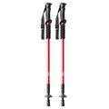 Bastones de trekking plegables Rojo TALLA ÚNICA ADULTO