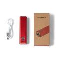 Batería externa de aluminio con 2600mAh