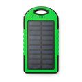 Batería externa solar con 4000mAh Verde Helecho