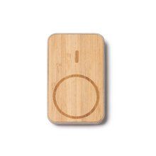 Batería externa de bambú 5000 mAh Crudo