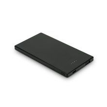 Batería externa fina 5000 mAh LED y USB-C 10W Negro
