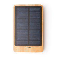 Batería externa solar con 4000 mAh Crudo