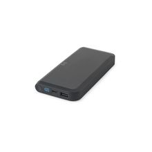 Batería externa de 10000 mAh reciclada Negro