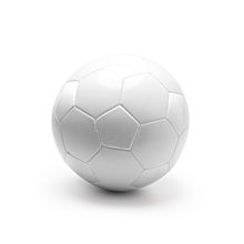 Balón de fútbol tamaño 5 en polipiel Blanco