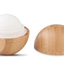 Bálsamo Labial Redondo FPS10 de Bambú Madera