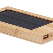 Bambú Power Bank Solar 4000 mAh Madera
