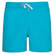 Bañador con cintura elástica Light Turquoise XS