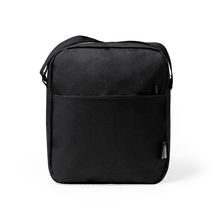 Bandolera reciclada con asa ajustable Negro