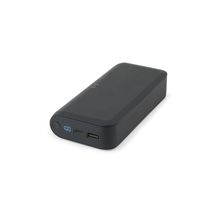 Batería externa de 20000 mAh rABS Negro