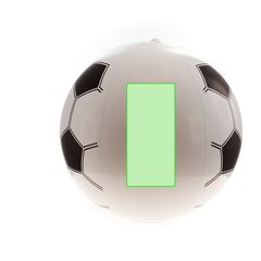 Balón de fútbol hinchable Ø 25cm | Panel (en posición vertical) | 70 x 150